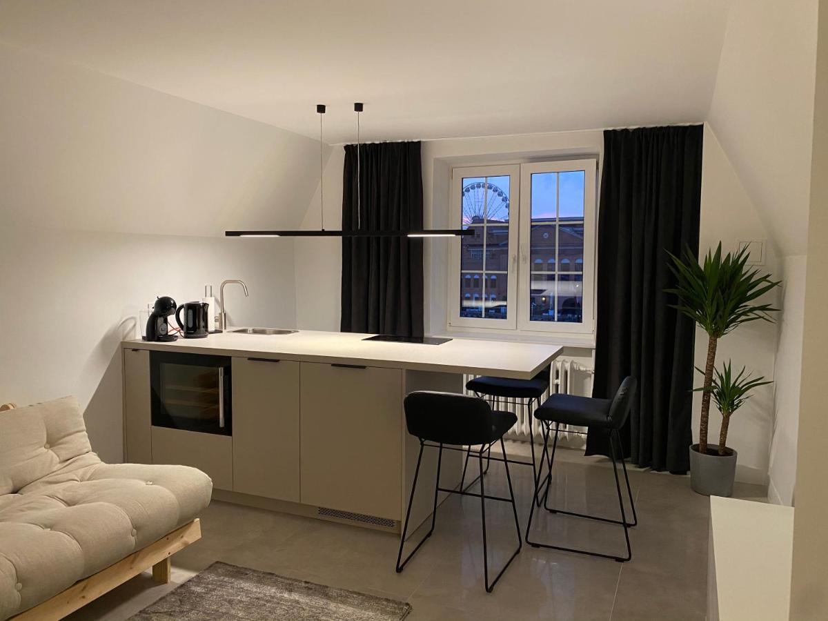 Apartament West - Targ Rybny Apartman Gdańsk Kültér fotó