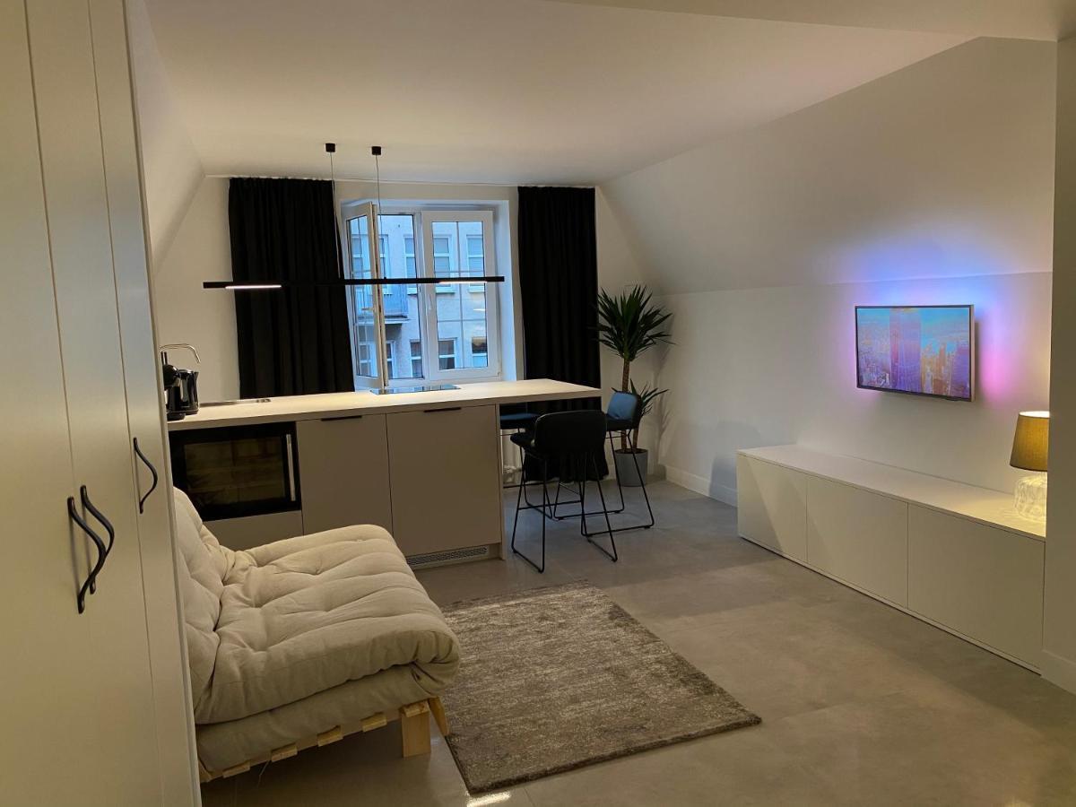 Apartament West - Targ Rybny Apartman Gdańsk Kültér fotó